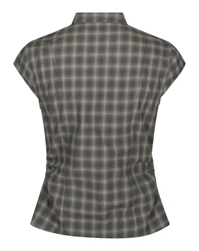 Neo Noir - Pascale Checked Bluse - Dusty Army 
